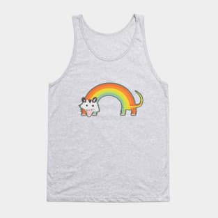 Rainbow Opossum Tank Top